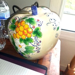 8 inch cermic apple